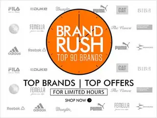 Brand Rush 60% off or more from Rs. 58, Amazon