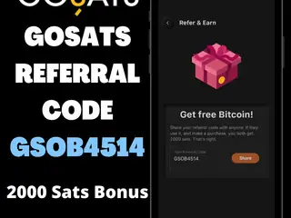 GoSats referral code