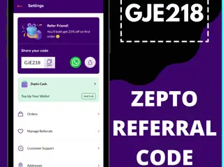 Zepto referral code