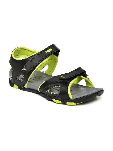 puma sandals myntra