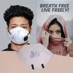 ORILEY PI-N95 DRDO Approved Face Mask with Breathing Valve for Men & Woman