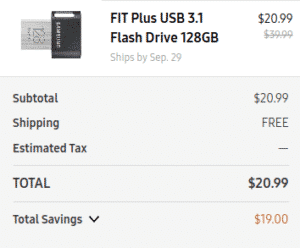 Samsung Fit Plus on Samsung Store - Huge Price Difference from Amazon