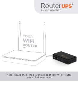 UPS for WiFi Routers, Modems, SetTop Boxes and CCTV | 12V UPS | TechBuy.in