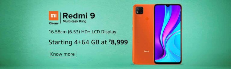 Redmi 9 Series - Great Indian Festival 2020 -Amazon - TechBuy.in
