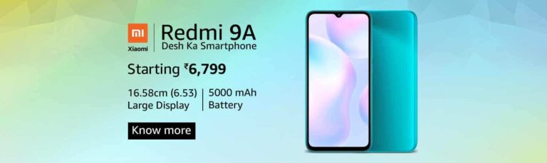 Redmi 9 Series - Great Indian Festival 2020 -Amazon - TechBuy.in