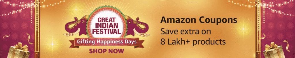 Amazon Coupons - Save Extra on Products - Great Indian Festival 2020 - TechBuy.in