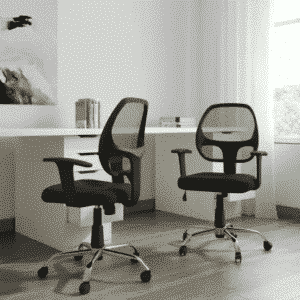 DZYN Furnitures Linen Office Executive Chair Review (Black, Set of 2) - Bang for the Buck - Big Saving Days Flipkart