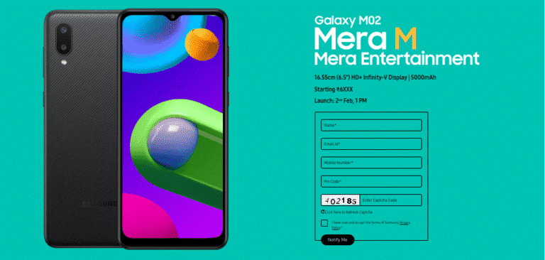 Samsung Galaxy M02 Launch - Review - 5000mAh @ Rs.6XXX/- TechBuy.in