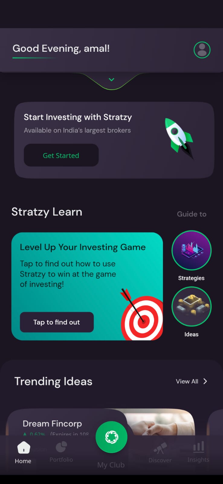 Stratzy-signup