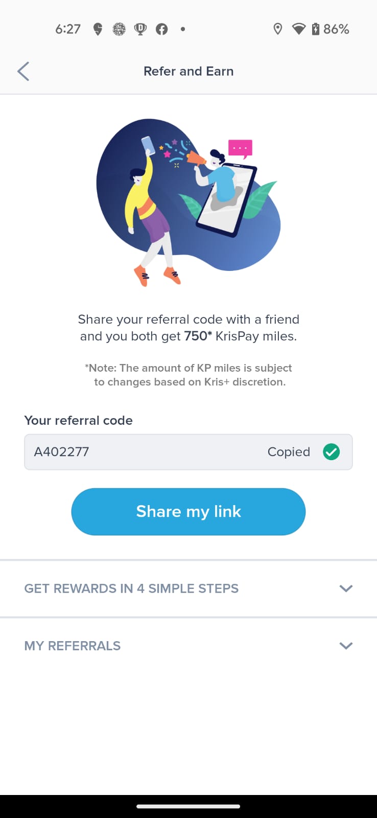 referral-code-kris-plus